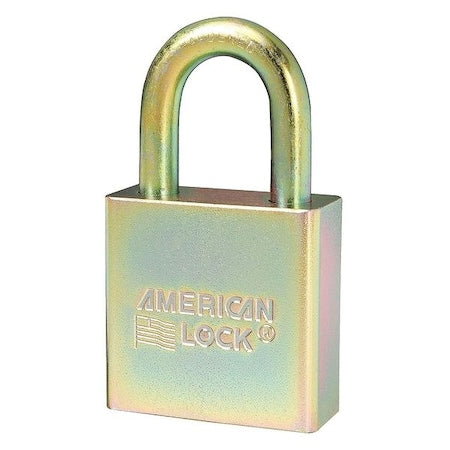 Padlocks, Keyed Alike, Standard Shackle, Rectangular Steel Body, Boron Shackle, 3/4 in W, 10 PK
