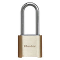 Combination Padlock, Bottom, Gold/Silver