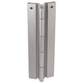 Piano Hinge, Aluminum Alloy, Full Surface Mounting, 1 5/8 in Leaf W x 7 ft Leaf H, Clear Anodized