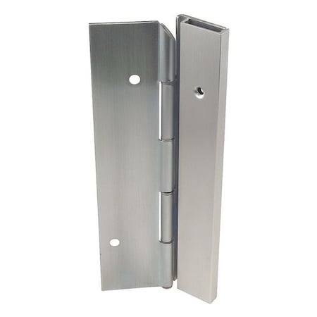 Piano Hinge, Stainless Steel, Half Surface Mounting, 1 3/4 in Leaf W x 7 ft Leaf H