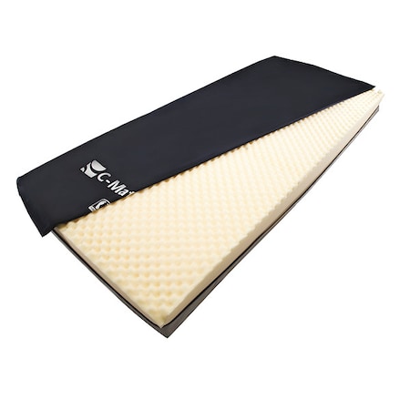 Mattress, 80x7x48in, Foam, Nylon/Vinyl