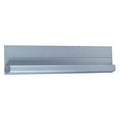 Piano Hinge, Bronze, Full Surface Mounting, 1 1/4 in Leaf W x 83 in Leaf H, Clear Anodized