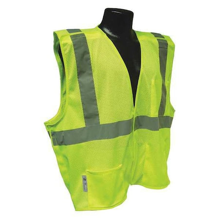 Medium High Visibility Vest, Silver