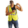 High Visibility Vest, 3XL, Yellow, 58"