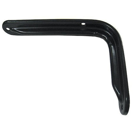 Shelf Bracket, Steel, Black, 11-3/4 in. L