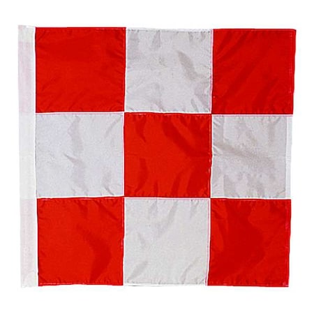 AirportFlag, Orange/White, 36inH, 36inW