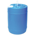 Pail, Screw Top, Round, 5 gal, Plastic, Blue