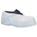 Disposable Shoe Covers, Polypropylene, White, Slip Resistant Sole: Yes , L