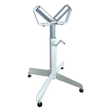 Roller Stand, V-Style, 26-1/2 to 43-1/2in.