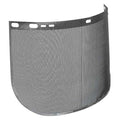 Face Shield Visor, Black Visor, 9" Height, Uncoated Lens, Black