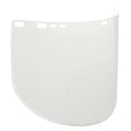 Face Shield Visor, Clear Visor, Acetate, Uncoated Lens, Clear