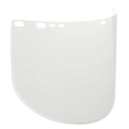 Face Shield Visor, Clear Visor, Acetate, Uncoated Lens, Clear