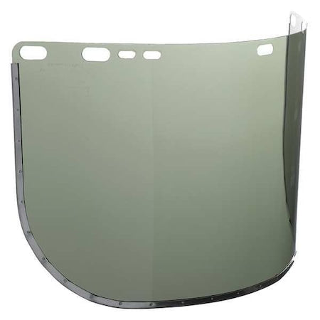 Face Shield Visor, Green Visor, Acetate, Uncoated Lens, Light Green