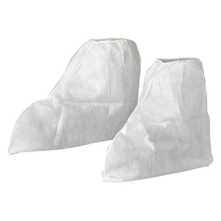 Disposable Boot Covers, SMMMS, White, Slip Resistant Sole: No , Universal
