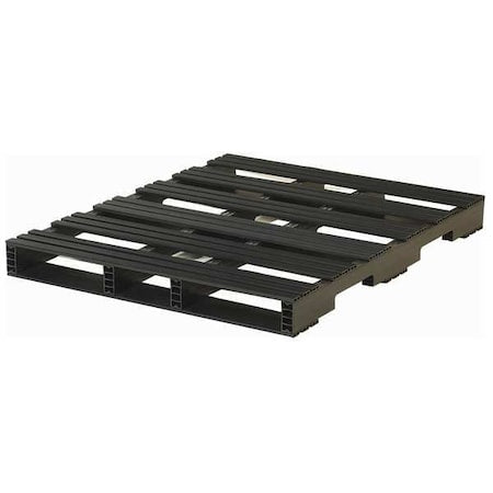 Recycled Rigid PVC Pallet, 48 in L, 40 in W, 4 1/2 in H, 1, 500 lb Dynamic