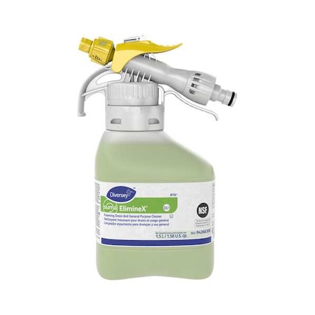 Foaming Drain Maintainer Concentrate, 1.5L Hose End Connection Bottle, 2 PK