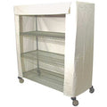 Cart Cover, 48x24x54, White, Vinyl