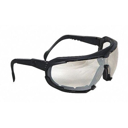 Safety Goggles, Clear Lens, Anti-Fog & Anti-Scratch, Foam Lined, Elastic Strap, Dagger Series