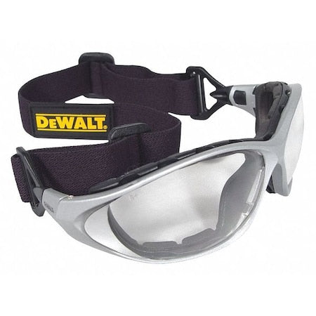 Safety Goggles, Clear Lens, Anti-Fog, Foam Shield Lining, Elastic Strap, Framework Series