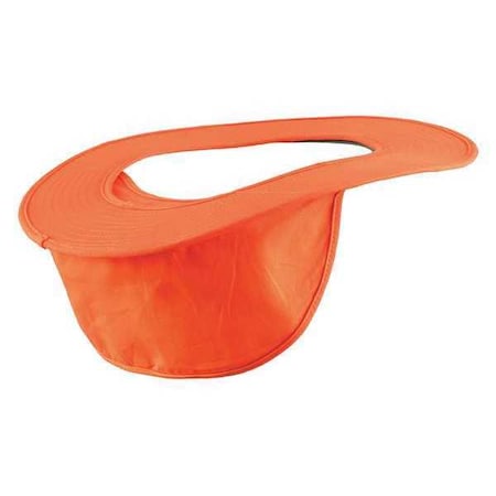 Hard Hat Shade, For Use With most regular hard hats (not full brim) Orange