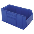 Storage Bin, Polypropylene, Blue, 17 1/2 in H, 19 7/8 in W, 41 7/8 in L