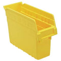 Shelf Storage Bin, Polypropylene, Yellow, 8 in H, 4 3/8 in W, 11 5/8 in L