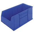 Storage Bin, Polypropylene, Blue, 17 1/2 in H, 16 1/2 in W, 41 7/8 in L