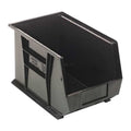 Hang & Stack Storage Bin, Polypropylene, Black, 8 in H, 8 1/4 in W, 13 5/8 in L