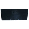 Plastic Divider, Black, 10 in L, 7 1/2 in H, 50 PK