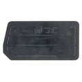 Plastic Divider, Black, 8 1/2 in L, 4 1/2 in H, 6 PK