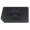 Plastic Divider, Black, 12 3/4 in L, 7 1/2 in H, 6 PK