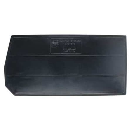 Plastic Divider, Black, 28 3/8 in L, 10 1/4 in H