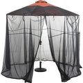 Rnd Umbrella Insect Canopy, Blk Universl