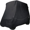 Golf Cart Cover, Long Roof, 4-Person, Black