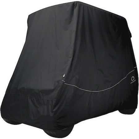 Golf Cart Cover, Long Roof, 4-Person, Black