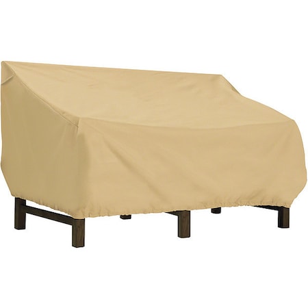 Terrazzo Deep Seated Patio Loveseat Cover, Small, Sand, 60"x42"