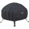 Coverage Round Fire Pit Cover, Large, Black Fll