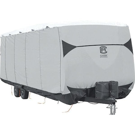 Trailer Cover, 18 ft-20 ft L, Black/Grey/White