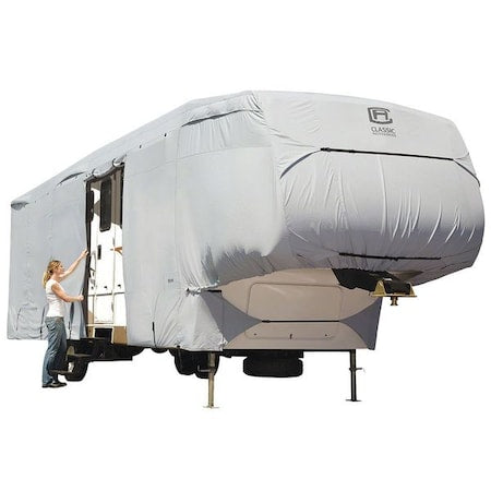 RV 5th Wheel Cover, 5th, 23 ft - 26 ft, Grey