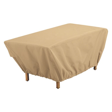 Terrazzo Rectangular Coffee Table Cover, Sand, 49"x26"