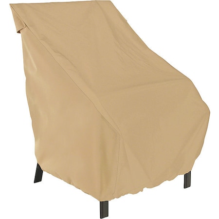Terrazzo High Back Chair Cover, Sand, 26"x25"