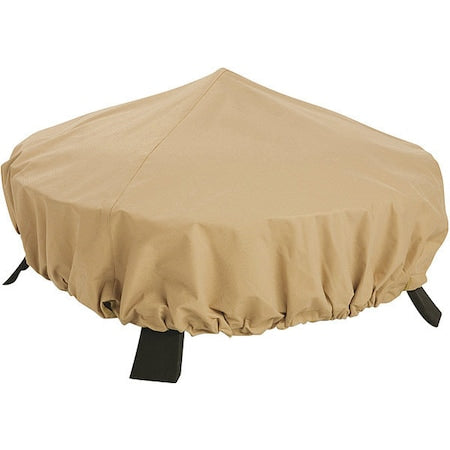 Round Fire Pit Cover, Sand