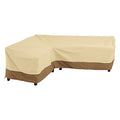 Left Face L-Shape Sectional Set Cover, Beige