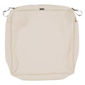 Montlake Square Lounge Seat Cushion Slipcover, Antique Beige, 21"x21"