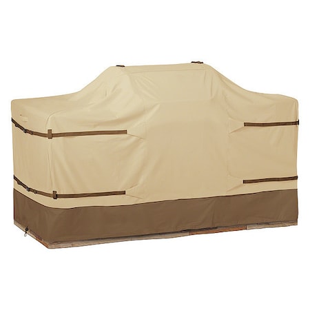 Island Left/Right Grill Cover, Beige, X-Large