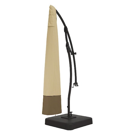 Veranda Cover, Canopy, Offset Patio Umbrella, Antique Beige, 25"x25"