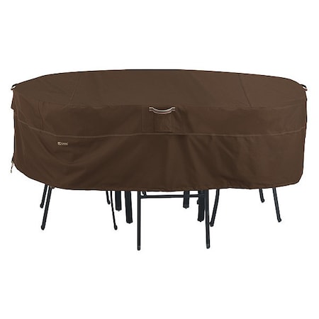 Madrona RainProof Rectangle/Oval Patio Table/Chair Set Cover, 128" W