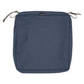 Montlake Square Dining Seat Slipcover, Heather Indigo, 19"x19"
