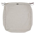 Montlake Square Lounge Seat Cushion Slipcover, Heather Grey, 23"x23"