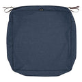 Montlake Square Lounge Seat Cushion Slipcover, Heather Indigo, 25"x25"